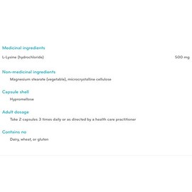 SISU L-Lysine 500 mg.