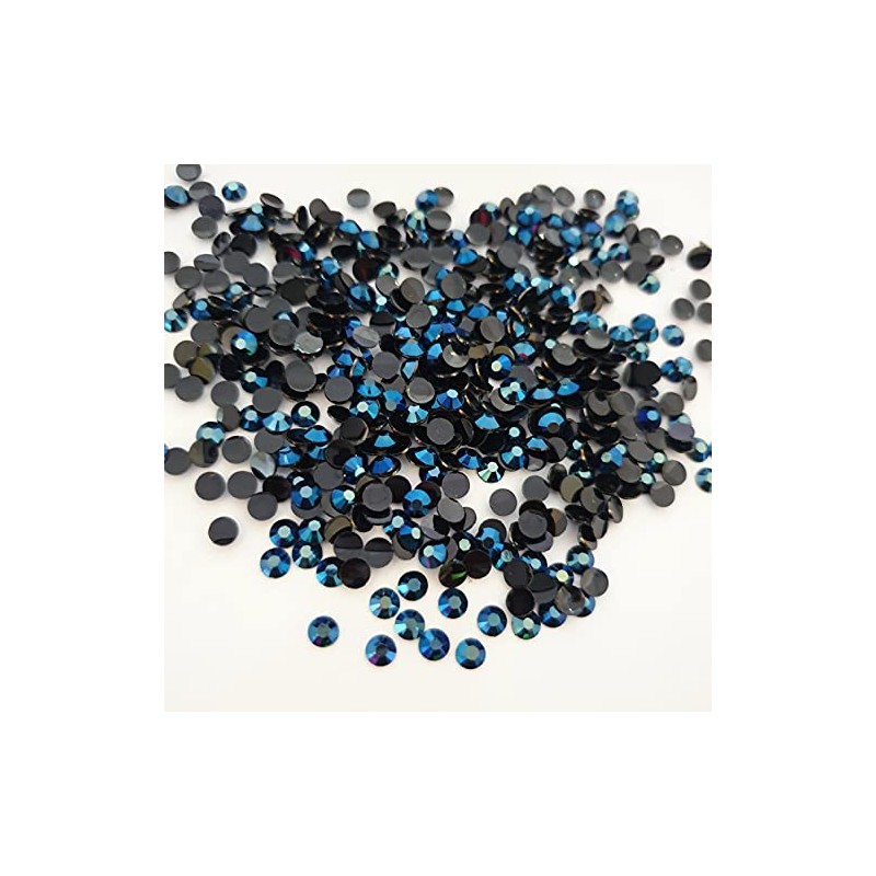 MajorCrafts 500pcs 6.5mm ss30 Jelly AB Flat Back Round 14