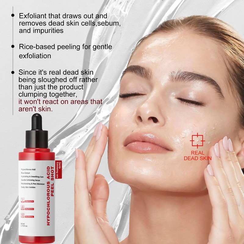 Gentle Exfoliating Serum with Hypochlorous Acid & Rice Extract -