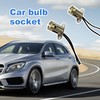 Augeny 2PCS Car Light Bulb Socket, BAY15D LED Bulb Light