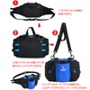 3-Way Running Pouch, Fanny Pouch, Large Capacity, Smartphone Holder, For