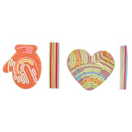 ZIRLZIM Silicone Sensory Activity Board,Fidget Toy for Calming, Stress, Anxiety, ADHD , Autism , Silent, No Mess , Kids 3+ & Adults (Cordate and Glove)