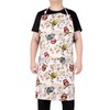 LOLOMLO Oversize Canvas Cotton Apron, Extra Large Aprons with 2