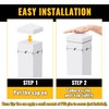 VIVIDA 4" x 4" Fence Post Caps, Pyramid PVC Vinyl