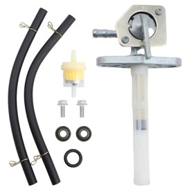 Narcilors 16950-GEL-701 Gas Fuel Valve Petcock with Gas Oil Fuel Filter Tubing Fixed Spring Replacement for Honda XR50R XR70R XR80R XR100R CRF50F CRF70F CRF80F CRF100F CRF150F CRF230F