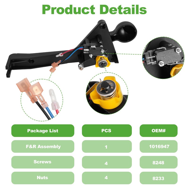 10L0L Forward and Reverse Shifter Assembly Kit for Club Car