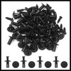Hihaha 50 Pcs 8mm Hole Plastic Rivets Fastener Fender Bumper