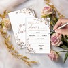 GOLRMC Wildflower Bridal Shower Invitations, 4x6 Set of 25 Wildflower