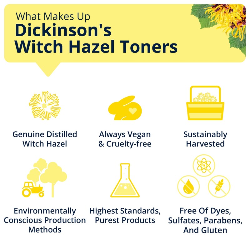 Dickinson's Original Witch Hazel Brightening Toner + Serum with Grapefruit