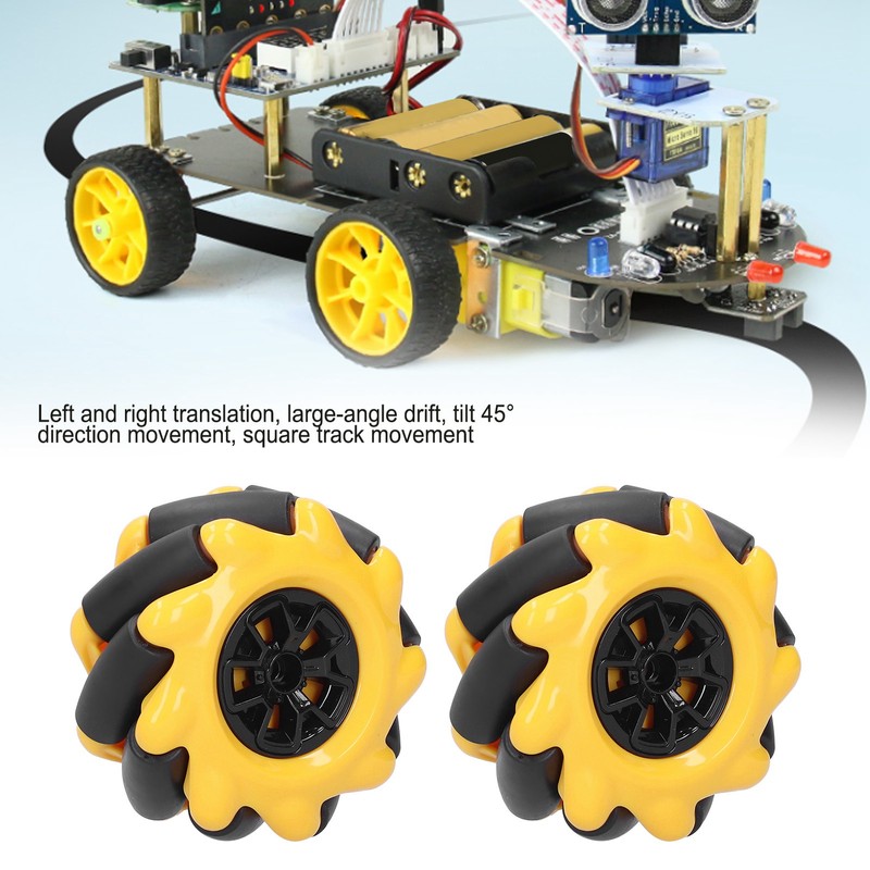 Mecanum Wheel OmniDirectional Smart Robot Car Parts Accessories DIY Toy