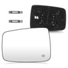 Driver Left Side View Heated Mirror Glass with Backing Plate