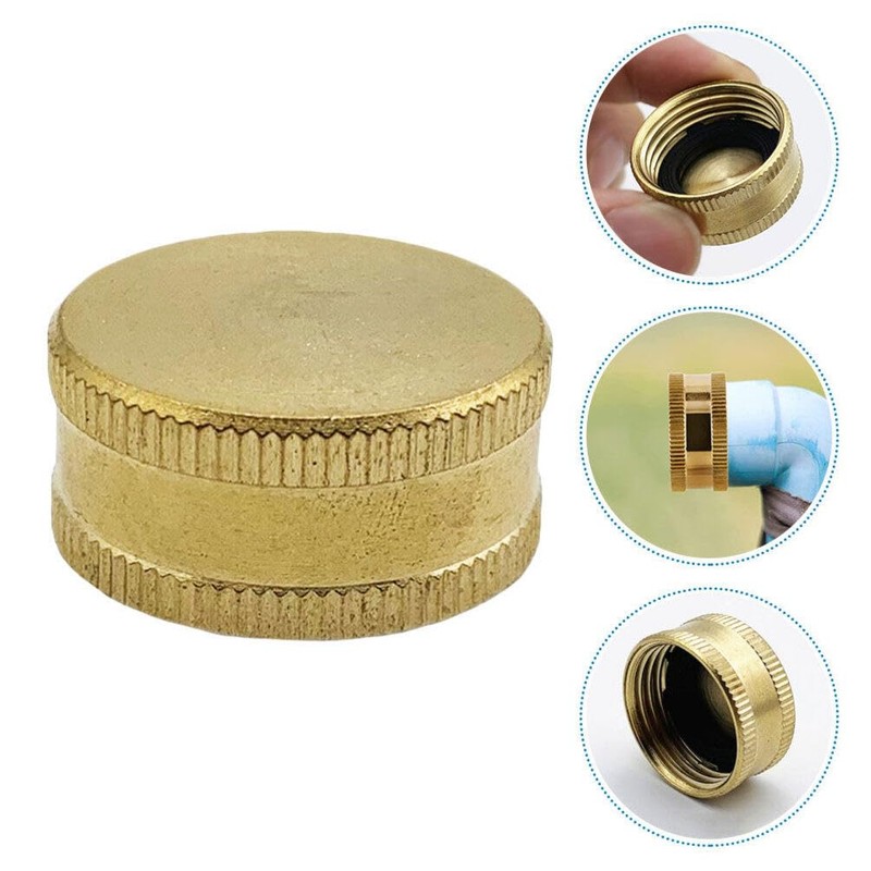 Gatuida 2pcs Garden Hose Cap Garden Hose Stopper 3/4 Inch