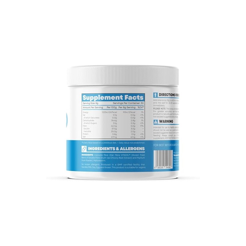 Fibre Blend, Creatine Monohydrate & L-Glutamine – Soluble & Insoluble