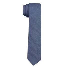 DonDon Men's Tie 6 cm Cotton Plain Checked and Polka Dot Mottled -