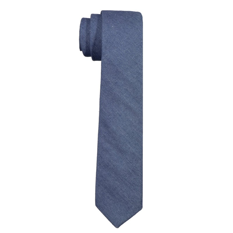 DonDon Men's Tie 6 cm Cotton Plain Checked and Polka
