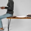 Round Memory Cotton Cushion Sofa Chair Pad Pillow for Patio