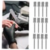 TOVINANNA 20pcs 2.35mm Metal Nail Drill Bits Fine Grit Sanding