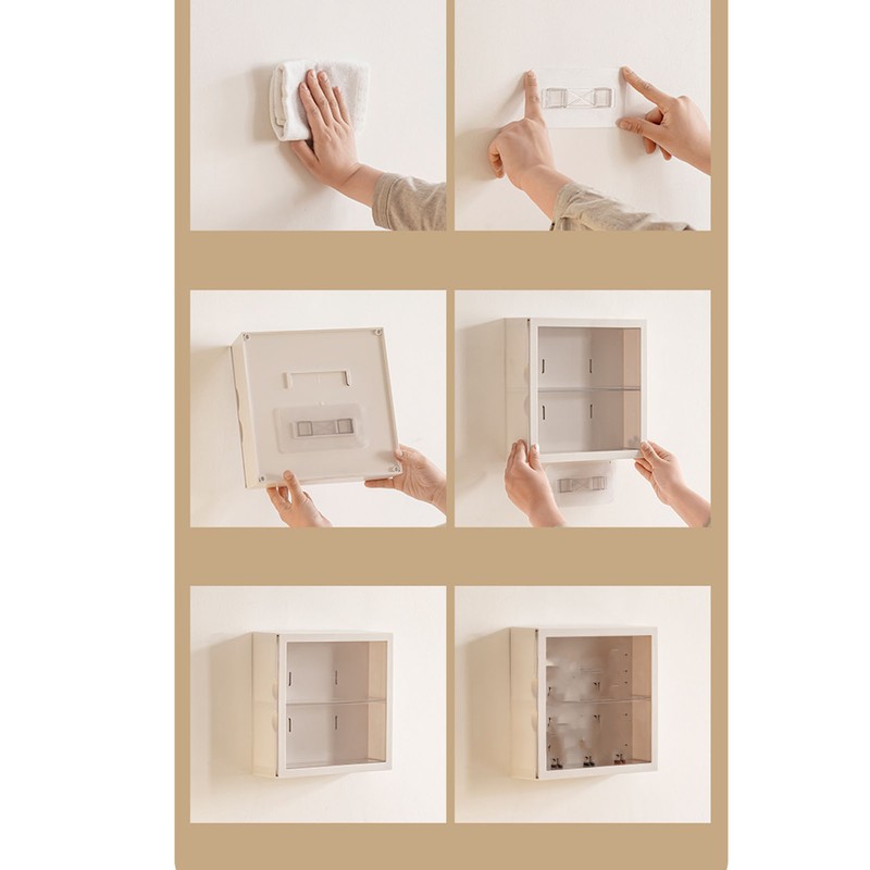 Wall Mounted Showcase Blind Box Figures Display Case Handicraft Storage