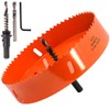 Koopi 160mm / 6.3" Bi-Metal Hole Saw with Arbor, Heavy