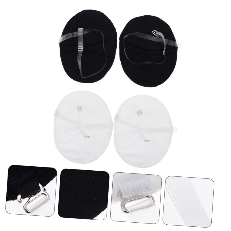 Beavorty Armpit Pads for Sweating Women 2 Pairs Reusable Underarm