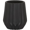 Sealskin Arte Tumbler, Ceramic, Black, 9.1 x 10 x 9.1
