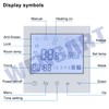 Wengart Digital Thermostat WG03-2,Touch Button,AC230V 3A Output Weekly Programming,For controlling