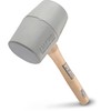 Estwing DH-18N 18 Oz No-Mar Deadhead Rubber Mallet, Wood Handle