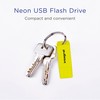 Integral 64GB Neon USB 2.0 Flash Drive 5-Pack (Black/Pink/Yellow/Orange/Blue)
