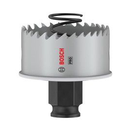 Bosch 1 x Pro Sheet Metal Power Change Plus Hole Saw (for Stainless Steel Sheets, Steel Sheets, Diameter 51 mm, Professional Accessories Drill/Screwdriver)