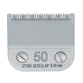 Rotschopf24 Aesculap shaving head cutting set for Moser: Max 45 + Max 50. For choice: KM2, KM5, KM10, KM Supera Pet, KM Supera Horse, Max 50+, MaxGo. Aesculap: FAV5, Durati (GT 305 SnapOn 0.5 mm #50)