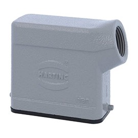 Harting 16 Pin 19200101540 HAN Hood Side Entry LC 2 Pegs M20