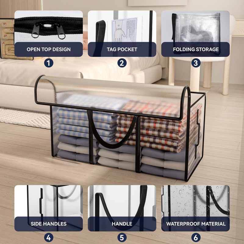 CONGREGATE 97L Moving bags,2 pack extra large moving bags with