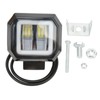 20 W 6500K LED Square Light Bar Spotlight DRL Angel