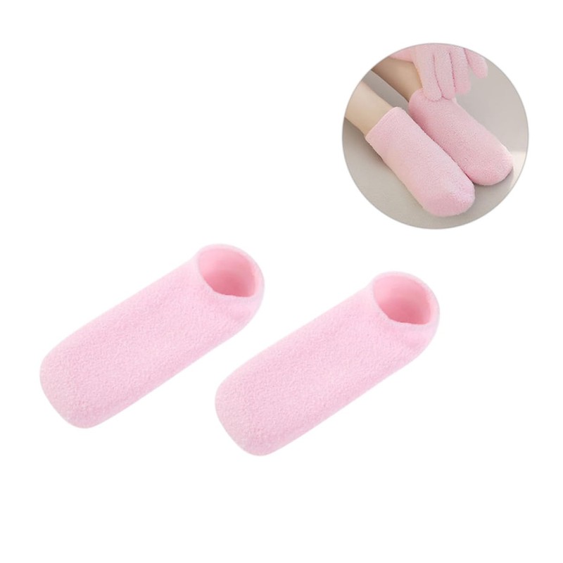 Baluue 1pair Moisturizing Gel Socks for Women Softening Foot Care