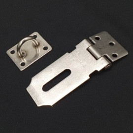 3-inch Stainless Steel Hasp Lock with Screws 3 Inch 3ea