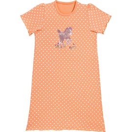 Kinderbutt Single Jersey Nightshirt With Horse Design - 134 / 140