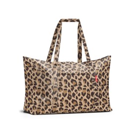 reisenthel Mini Maxi Travel Bag Drak Blue Foldable Travel Bag, Practical and Compact, Very Light and Durable, Leo Macchiato, Sports