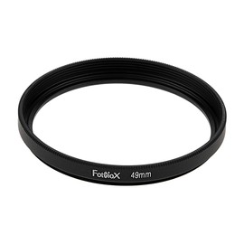 Fotodiox Metal Spacing Ring, Anodized Black 49-49mm