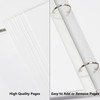 Remowith Large Scrapbook Album with 50 Sheets Plastic Sleeves and