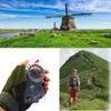 Multifunctional Waterproof Navigation Compass, Map Ruler Magnifier, Compass Navigation with