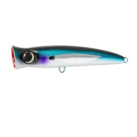 Noeby Popper Lure, 8.1 inches (205 mm) / 4.2 oz (119 g), Topwater, Saltwater, Large Blue Item, GT Tuna, Compatible with 3D Eye, Through Wire, Reinforced ABS for Farthrow, Offshore Fishing (1962-205