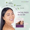 Silcskin Facial And Brow Pads Set Reusable Silicone Pads For