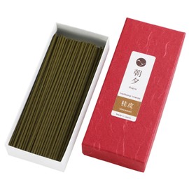 Asayu Japan Japanese Incense Sticks Cinnamon Scent Made in Japan for Relaxaing Evening and Meditation 40g