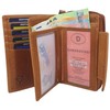 Genuine Cowhide Leather Women's Wallet / Purse / Purse in
