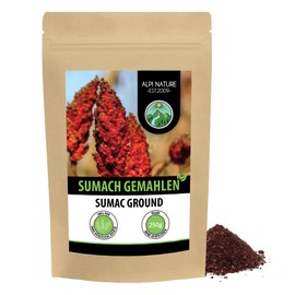 Sumac Spice (250g), Sumac Powder, Ground Sumac, Vinegar Tree Spice, Gently Dried and Ground, Natural, Vegan, Oriental Spice