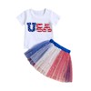Ayalinggo Toddler 4th of July Outfit Girl Baby Kids Embroidery