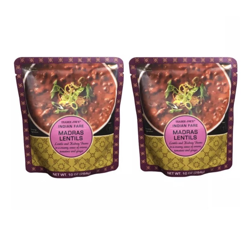 Trader Joe's 2 Pack Trader Joe's Indian Fare Lentil Madras10