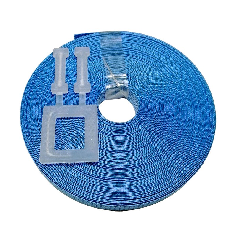 Pallet strapping kit Blue 15m x 12mm with 1 plastic