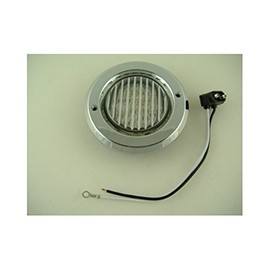 United Pacific Amber 2.5" Round 13 LED Truck Trailer Marker ClearanceLight Kit/Chrome Bezel