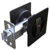 Pocket Door Lock Indicator Lock Flush Handles Latch Privacy Bed/Bath